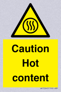 Caution Hot content